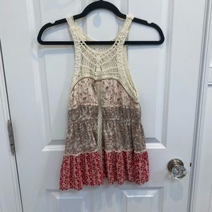 Free people crochet top
